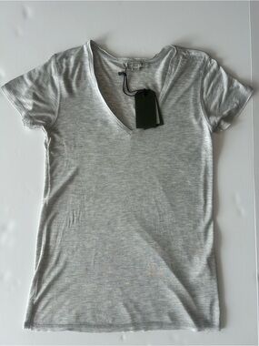 All Saints NWT Emelyn Shimmer Tee Short Sleeve